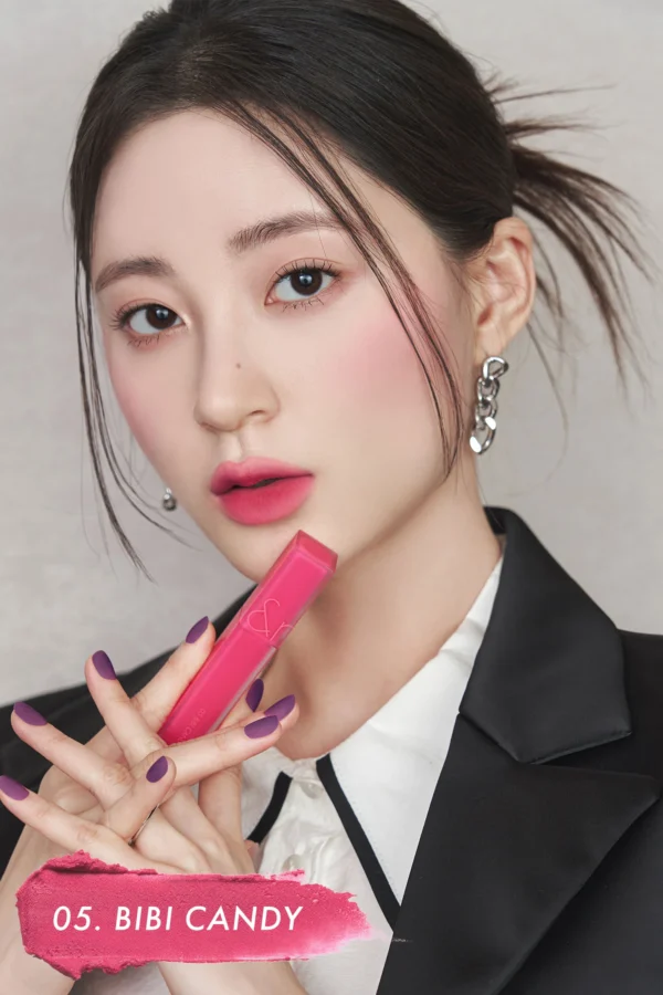 05_bibi_candy_05.webp Tinta Labial Mate - Blur Fudge Tint - Rom&nd