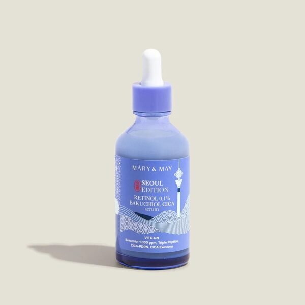 Retinol 0.1% Bakuchiol Cica Serum Seoul Edition 80ml - Mary&May