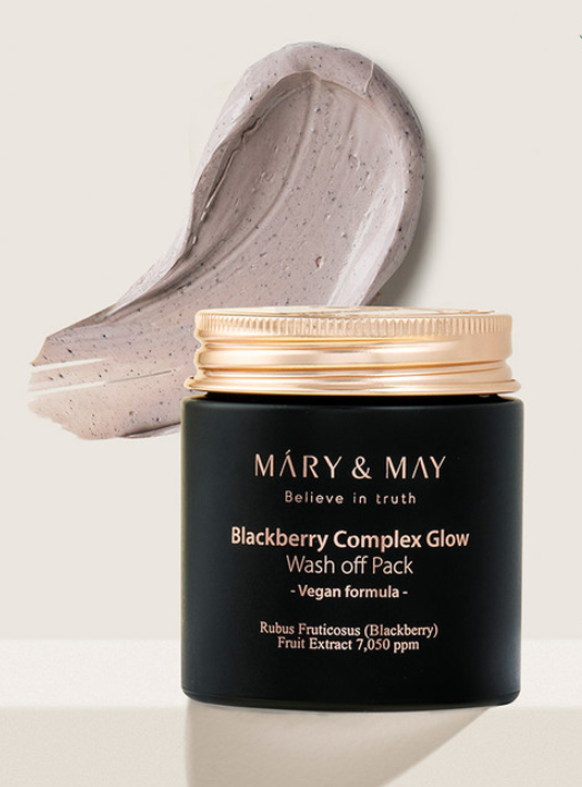 BlackBerry Complex Glow Wash Off Pack - Mary&May