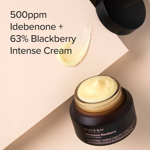 Idebenone BlackBerry Intense Care Cream 70g - Mary&May