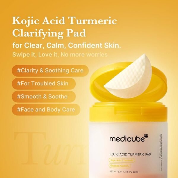 Kojic Acid Turmeric Pad | 70 parches - Medicube