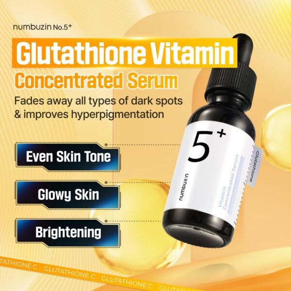 IMG_7126.jpeg No.5 Glutathione Vitamin Concentrated Serum 30ml - Numbuzin
