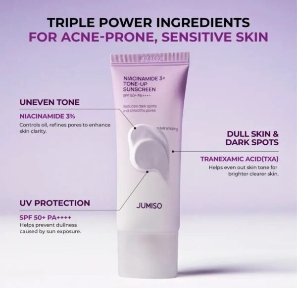 Niacinamide 3 + Tone Up Sunscreen 40ml - Jumiso