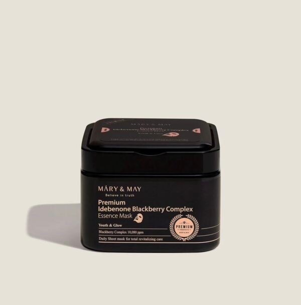 (20ea) Premium Idebenone Blackberry Complex Essence Mask - Mary&May