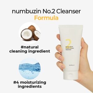 img_7287.jpeg No.2 Deep Clean Fresh Cream Cleanser 120ml - Numbuzin
