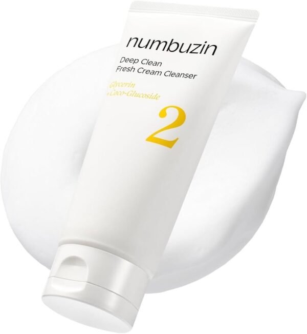 No.2 Deep Clean Fresh Cream Cleanser 120ml - Numbuzin