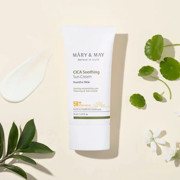 Vegan Cica Soothing Sun Cream 50ml - Mary&May